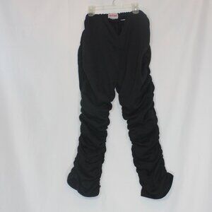 VARENNE brand V Cut Slush Joggers Black Women's Pants fleece  inside size Medium